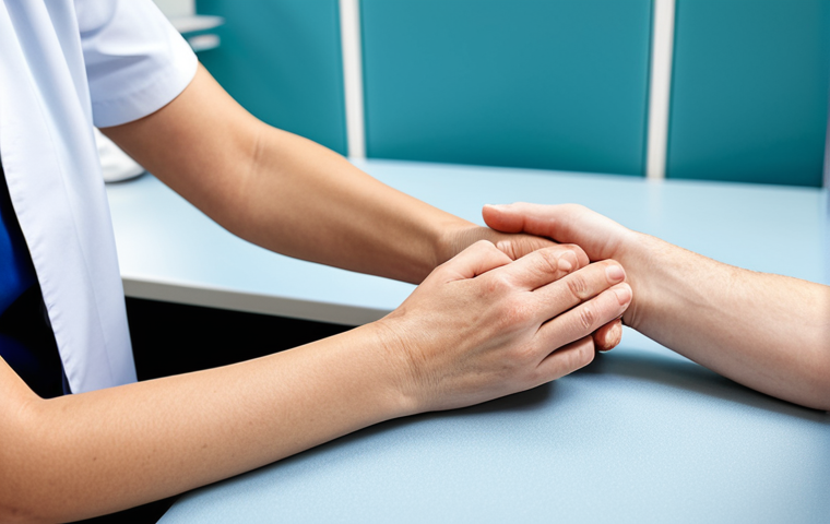 Hand Rehabilitation**
"A fully clothed occupational therapist assisting a patient in performing hand exercises, in a bright and modern clinic setting, professional environment, safe for work, appropriate content, perfect anatomy, well-formed hands, natural proportions, modest attire, family-friendly"
**