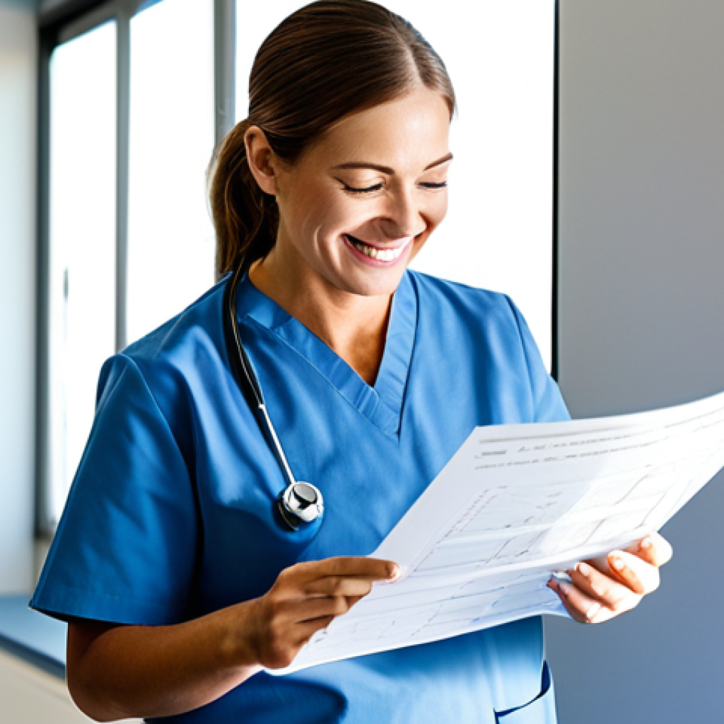 **

"A compassionate occupational therapist, fully clothed in professional attire, reviewing a patient's chart in a bright and modern clinic. Sunlight streams through the window. The therapist is smiling gently, demonstrating empathy. Safe for work, appropriate content, perfect anatomy, natural proportions, professional, modest, family-friendly."

**