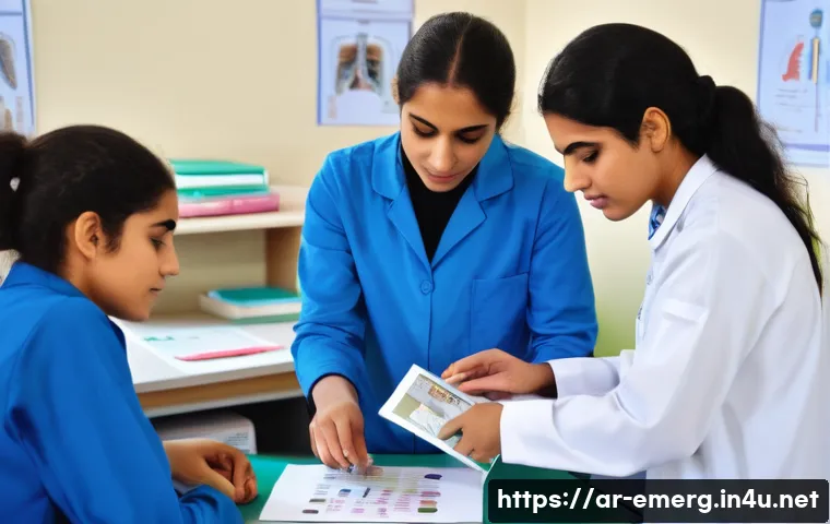 작업치료사 직무 교육 과정 - A detailed training session in an occupational therapy classroom in a Middle Eastern setting, featur...